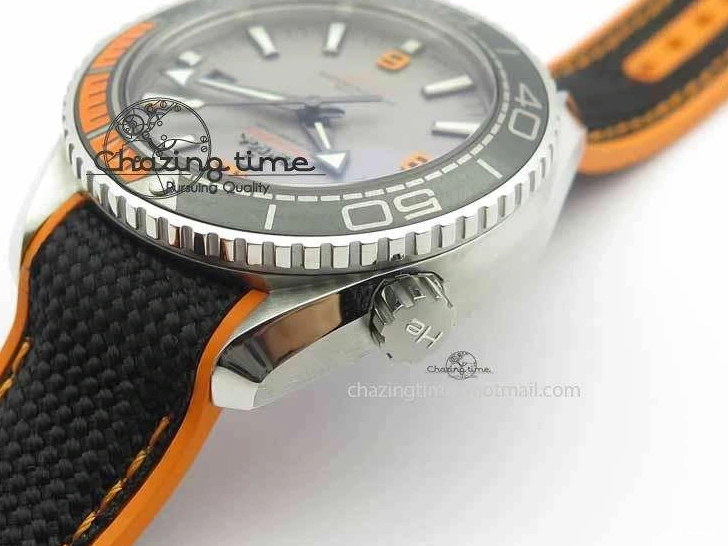 0505 UrbanStyle Planet Ocean 2016 43.5mm SS OM 1:1 Best Edition Gray Dial On Black Nylon Strap A 8168